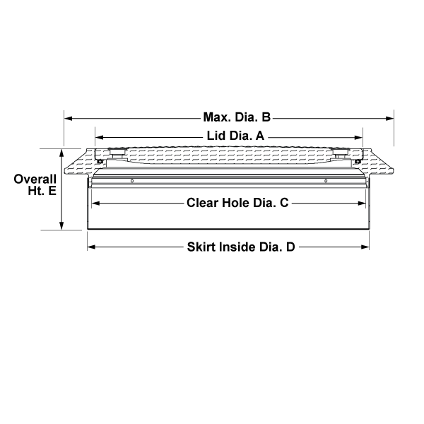 4 x 24 Manhole Frame and Cover Locking Watertight - American Cast Iron  Products, Inc.